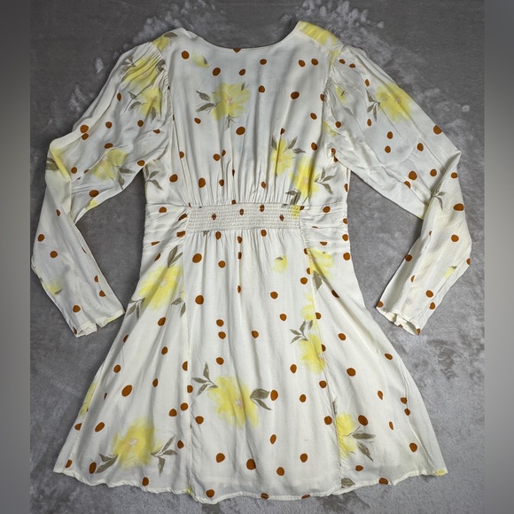 Free People Women's Dress Date Night Sunshine Size Medium‎ Spring Flowy - Picture 6 of 15